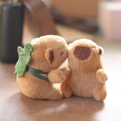 Cuteee Capybara Pendant Plush Toy Doll Bag Pendant Keychain Doll