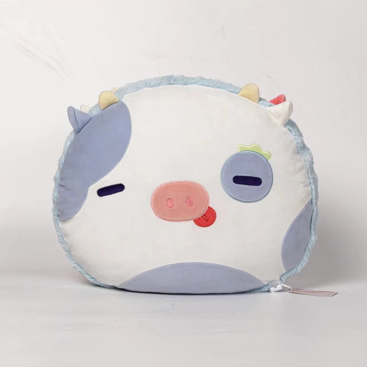 Strawberry Cow Reversible Pillow Kawaii Plush Pillow