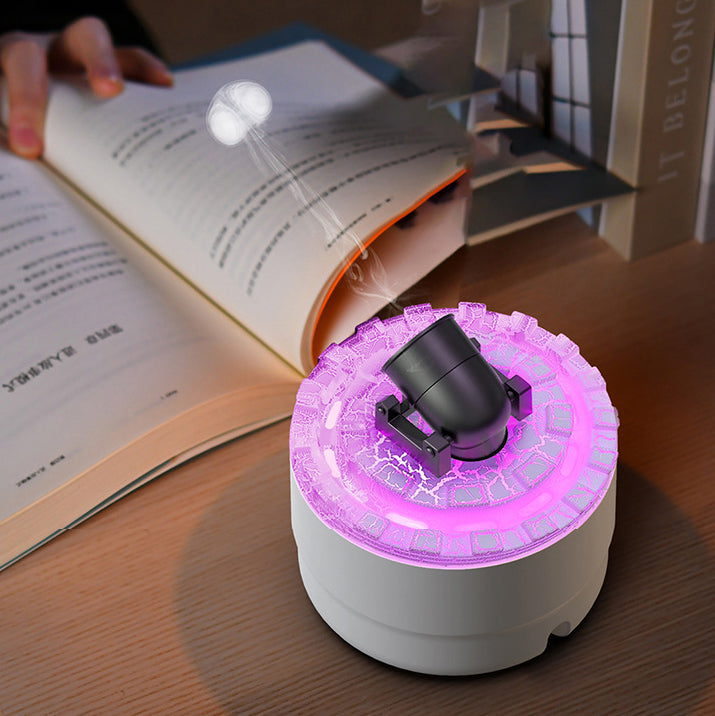 Cannon Humidifier Aroma Diffuser Water Mist Night Light Lava Perfect Gift