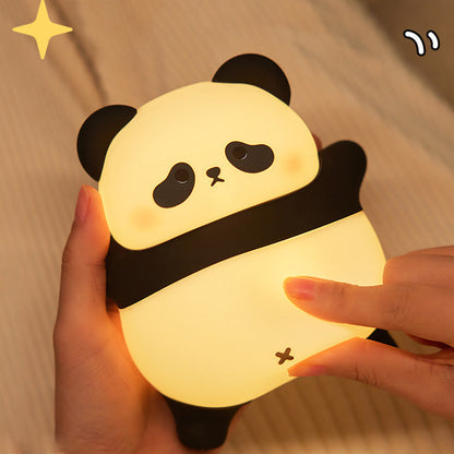 Lying Lazy Panda Night Light LED Tap Lamp Best Gift for Baby and Girl