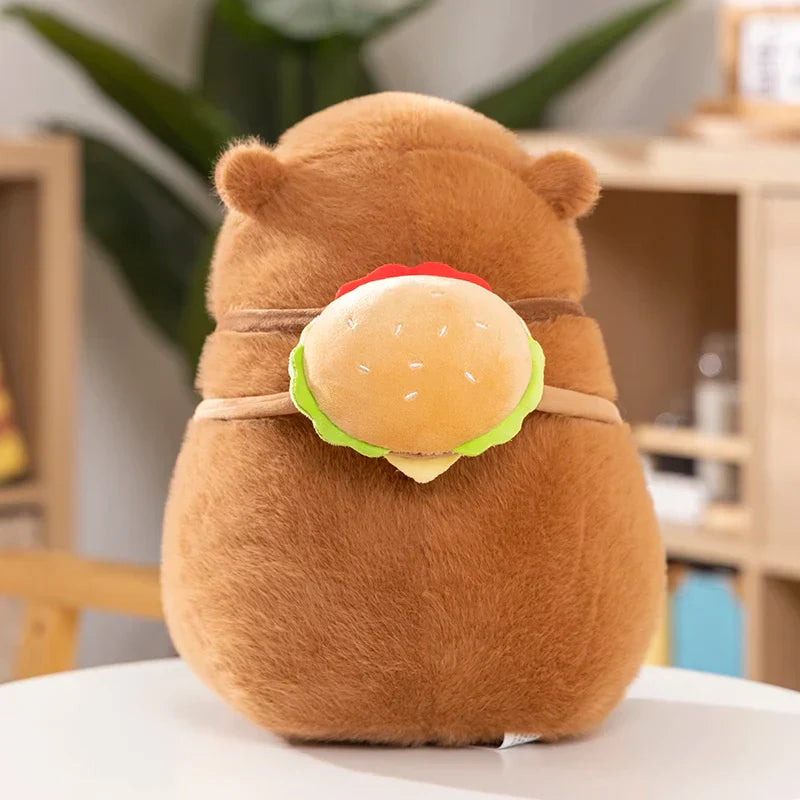 Fluffy Capybara Burger Bag Plushies | NEW