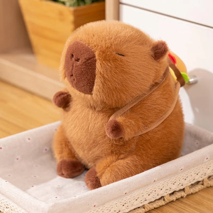 Fluffy Capybara Burger Bag Plushies | NEW