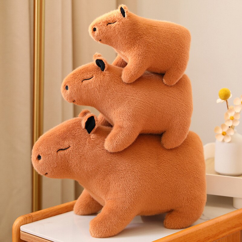 Capybara Plushie Stuffed Animal Cute Plush Pillow Squishy Toy