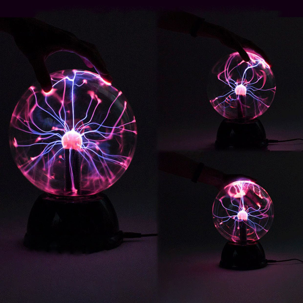 Heart Plasma Static Glow Magic Lightning Ball