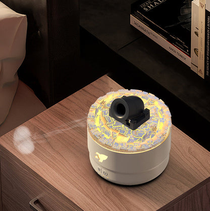 Cannon Humidifier Aroma Diffuser Water Mist Night Light Lava Perfect Gift