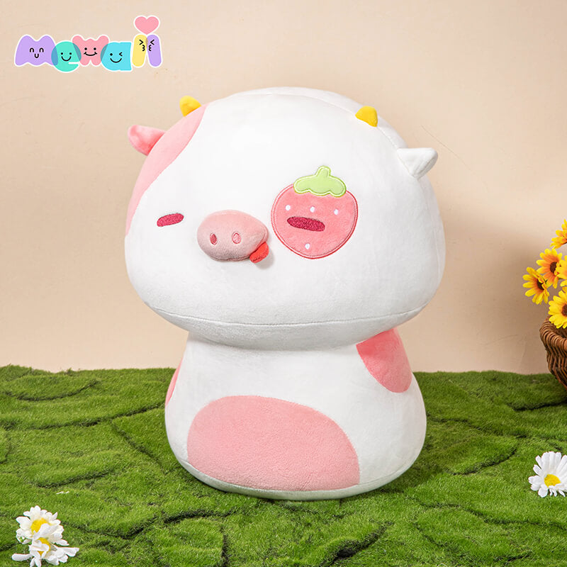 Cow Plush Soft Plushies Toy, Cute Stuffed Animals Kawaii Plush