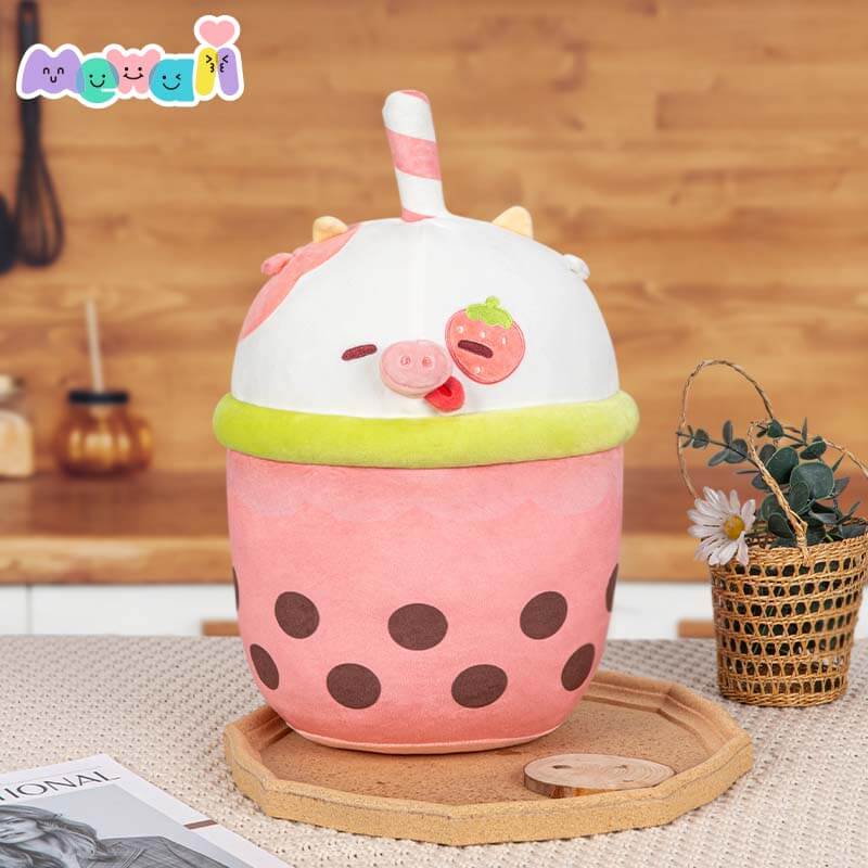 Mewaii Cuteee Family Boba Cow Plush Kawaii Plushies For Gift