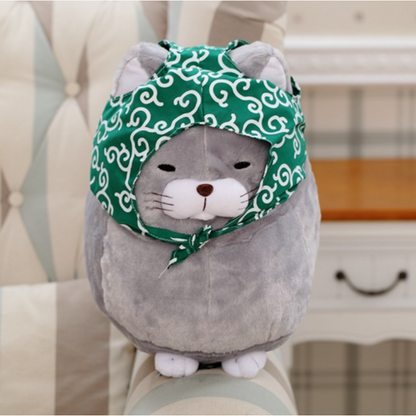 Cuteeeshop Fat Cat with Round Face Stuffed Animal Kawaii Plush Pillow Squish Toy