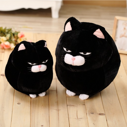 Cuteeeshop Fat Cat with Round Face Stuffed Animal Kawaii Plush Pillow Squish Toy