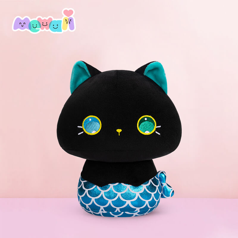 Mewaii Mushroom Family Mermaid Cat Kawaii Plush Pillow Squish Toy