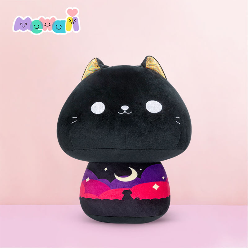 Mewaii® Mushroom Family Kitten Series Stuffed Animal Kawaii Plush Pillow Squish Toy