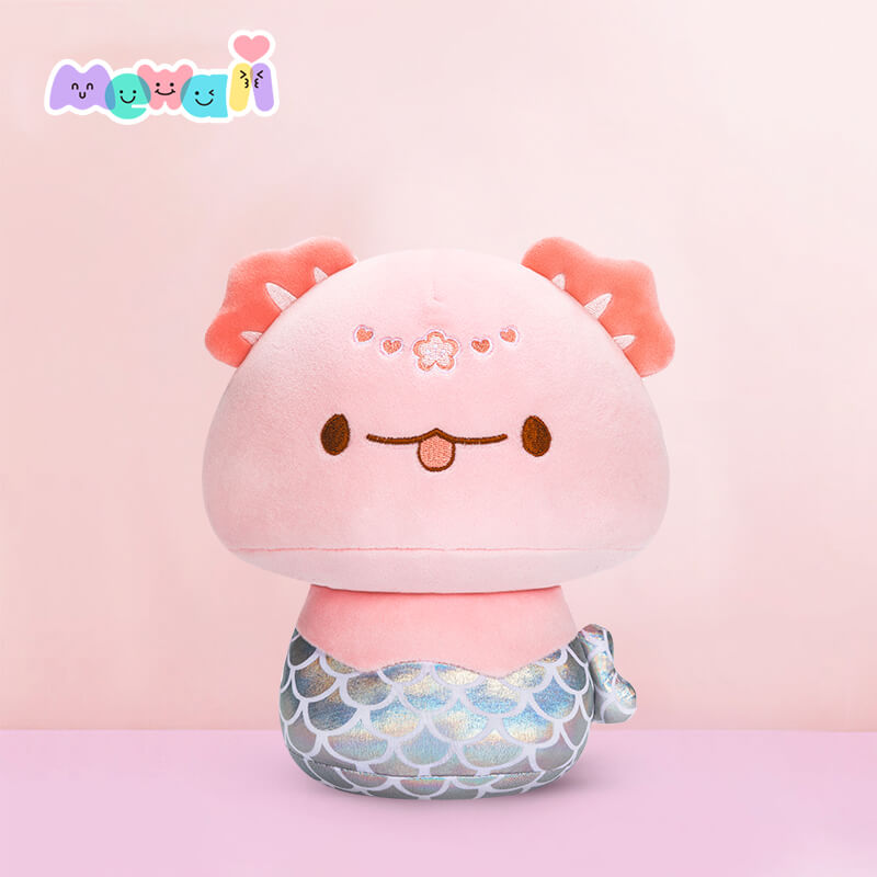 Mewaii® Mushroom Family Stuffed Animal Kawaii Plush Pillow Squish Toy List A