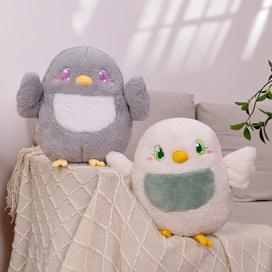 Cuteeeshop Tit Bird Stuffed Animal Kawaii Plush Pillow Squish Toy