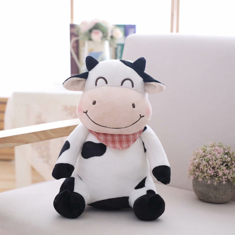 Cuteeeshop Cute Cartoon Cow Plush Toy