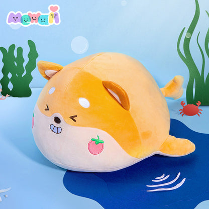 Mewaii  Pillow Original Puffy Hug Whale Dog Corgi Squish Toy