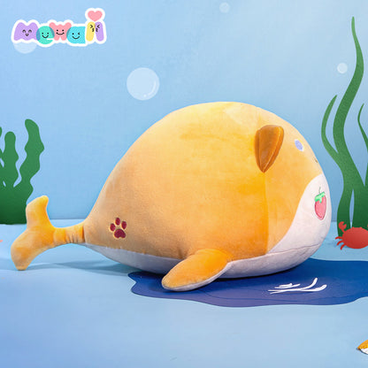 Mewaii  Pillow Original Puffy Hug Whale Dog Corgi Squish Toy